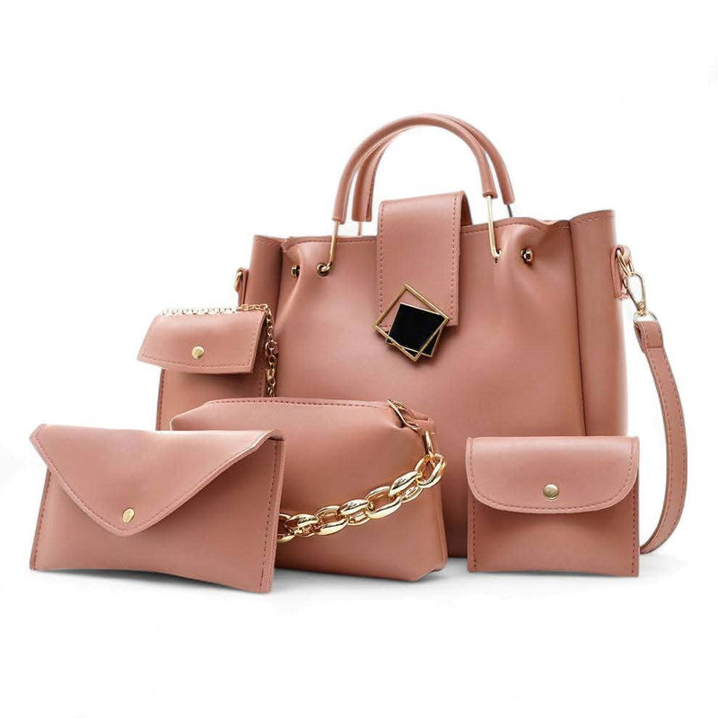 LUNA 5 PCS PINK - carryo.pk