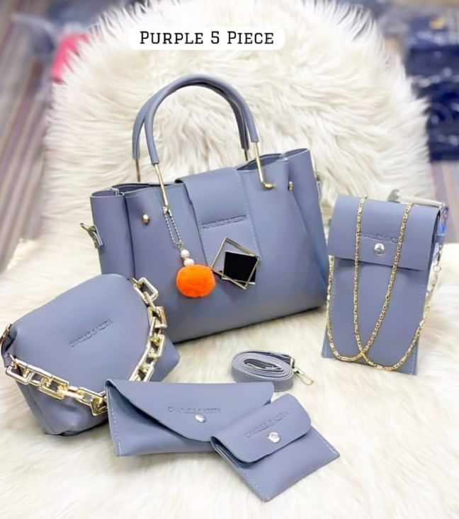 LUNA 5 PCS PURPLE - carryo.pk