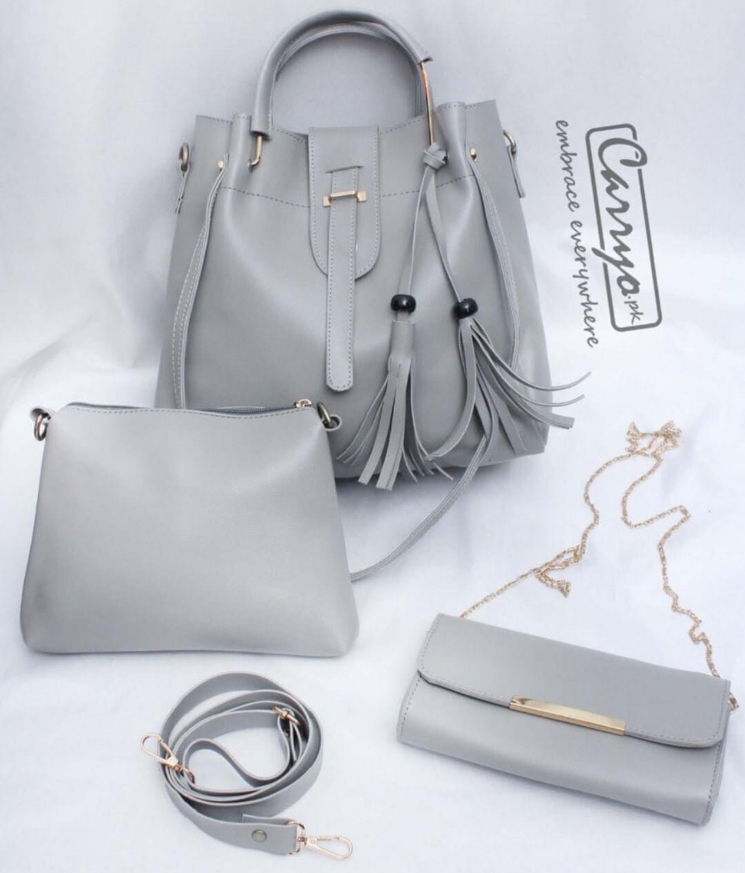 ALEXA 3 PCS GREY - carryo.pk