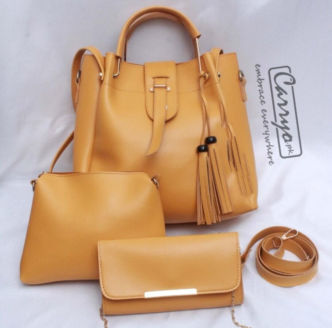 ALEXA 3 PCS Yellow - carryo.pk