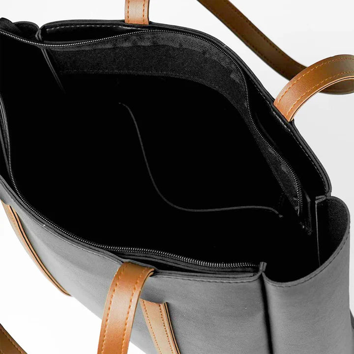 BLOSSOM TOTE BLACK - carryo.pk