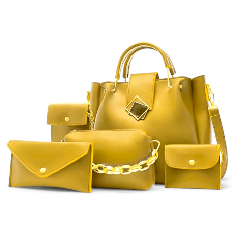 LUNA 5 PCS YELLOW - carryo.pk